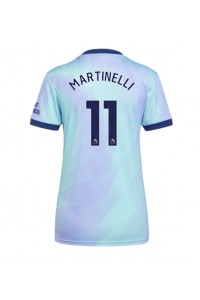 Arsenal Gabriel Martinelli #11 Jalkapallovaatteet Naisten Kolmaspaita 2024-25 Lyhythihainen